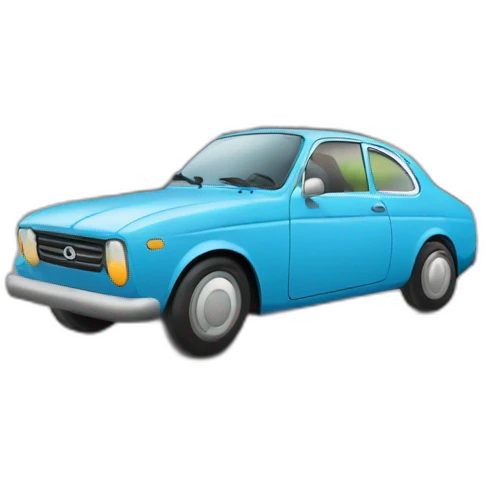 Un dromadaire sur une voiture emoji