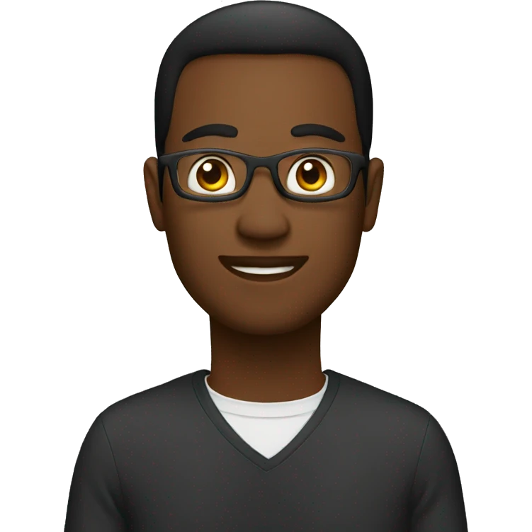 IPhone black emoji