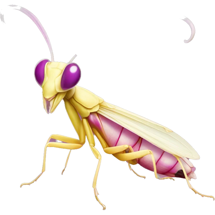 orchid mantis emoji
