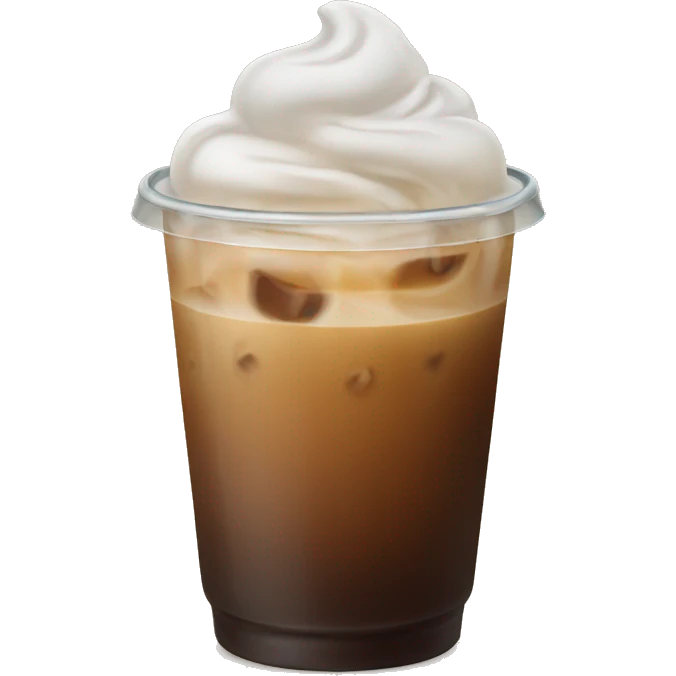 Iced coffee emoji