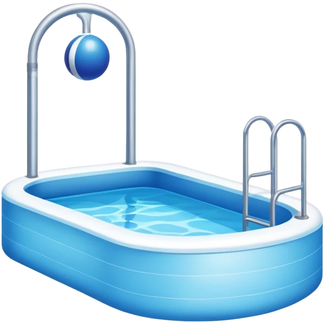 swimming pool with blue water emoji