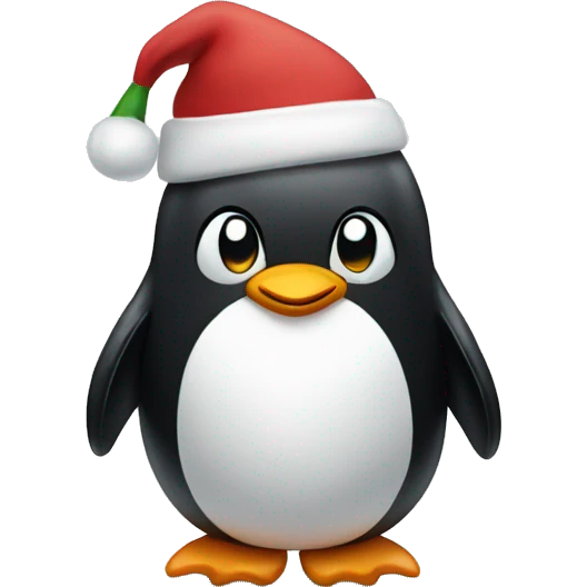 Christmas Penguin  emoji