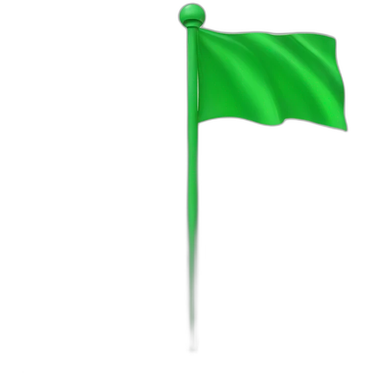 green flag emoji