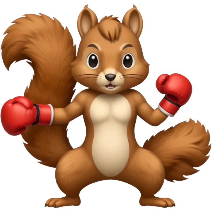 Squirrel Boxing emoji