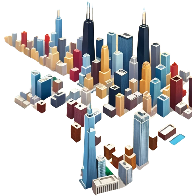 chicago map emoji
