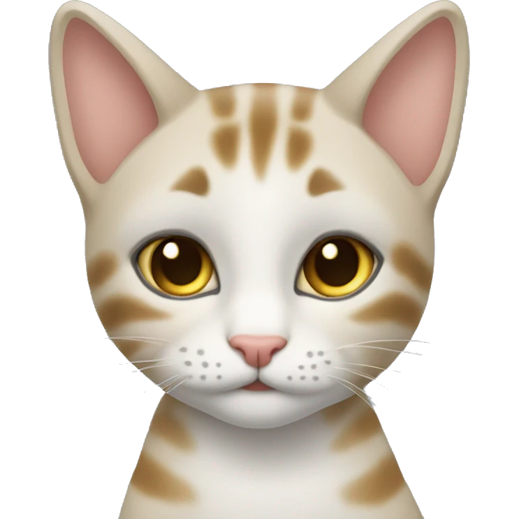 девочка с котом emoji