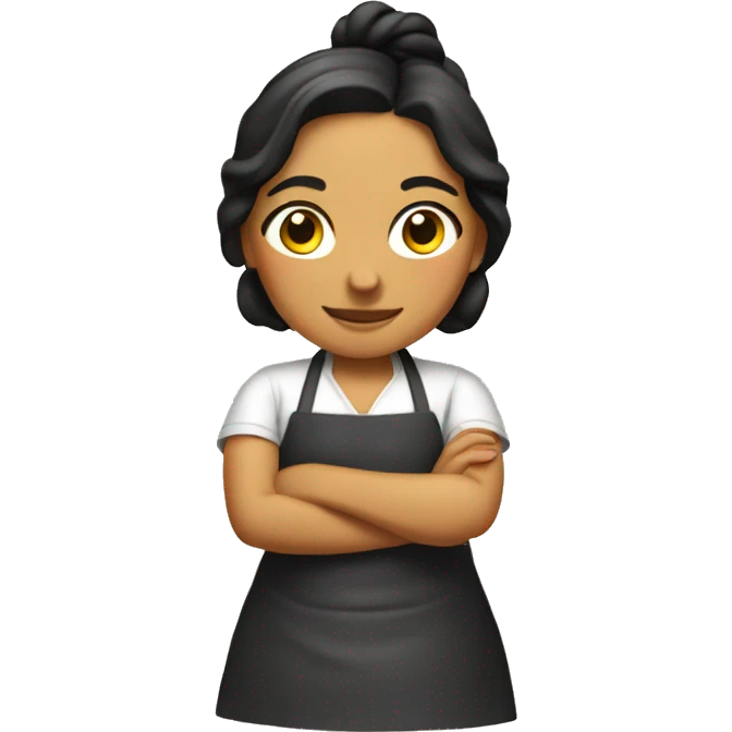 Mexican lady cooking emoji