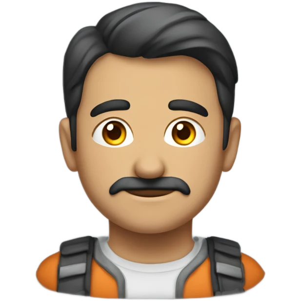 Bıyıklı gözlük takan balık  emoji