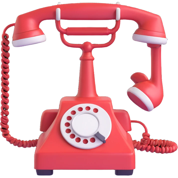 classic telephone emoji