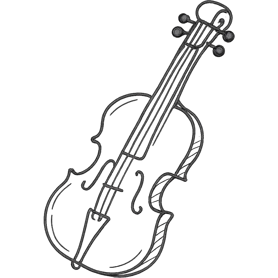 A violin emoji