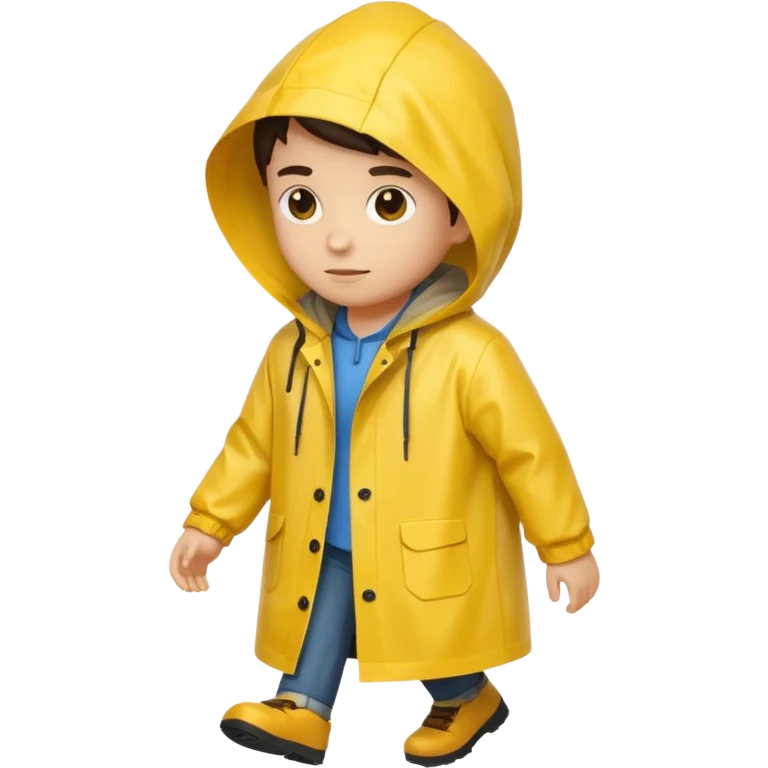 Raincoat Pedestrian emoji