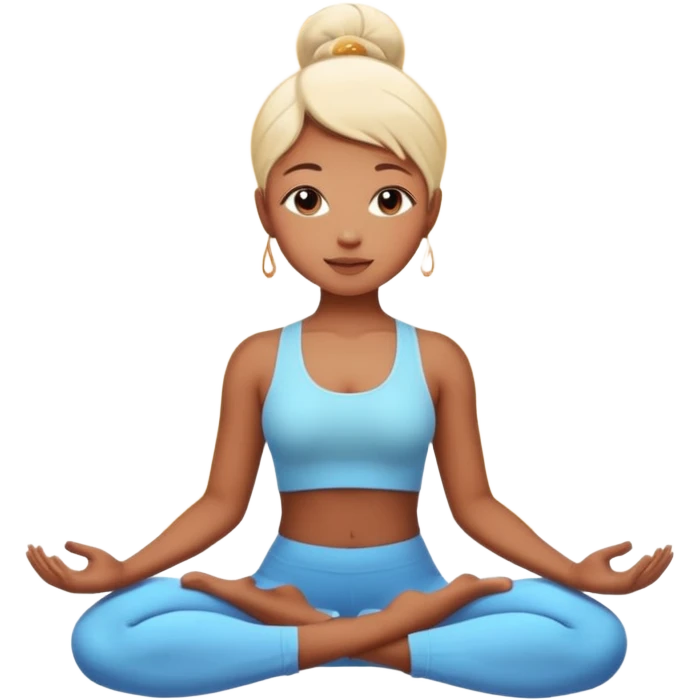 yoga and magic emoji