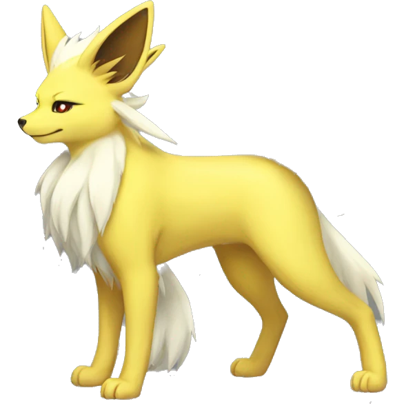 Ninetails-Jolteon full body emoji
