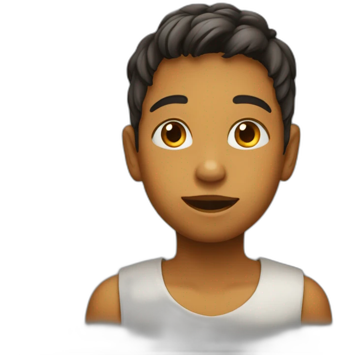 A child pranam  emoji