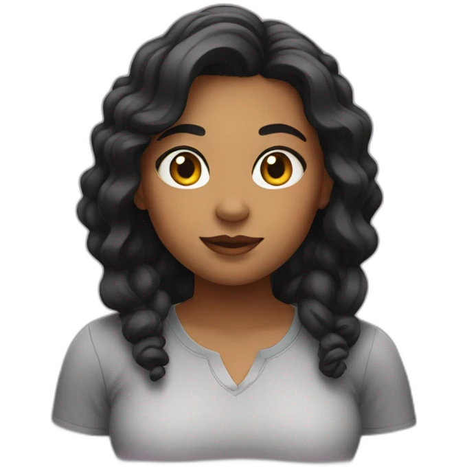 Thick girl emoji