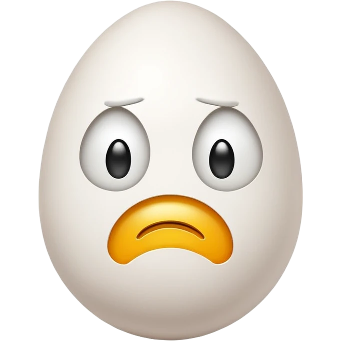 sad egg with thumbs down emoji
