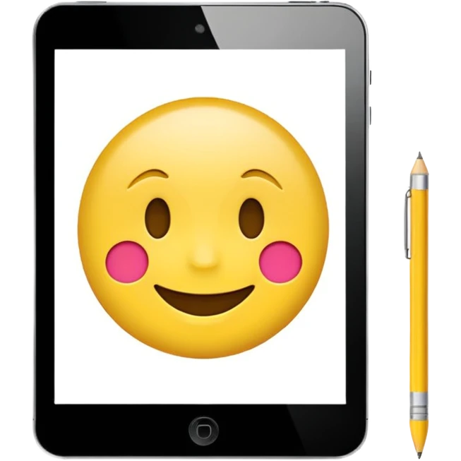 emoji drawing on tablet emoji