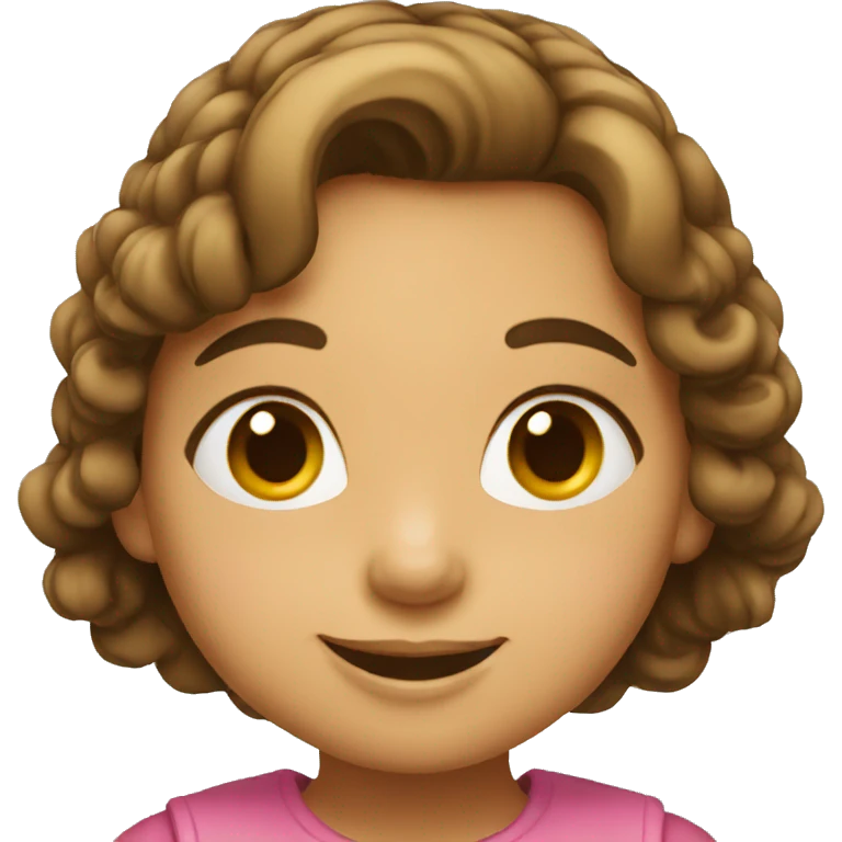 Niña feliz emoji