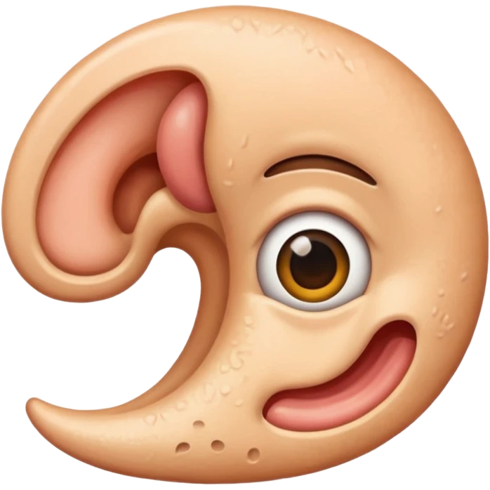 ear can hear englishear emoji