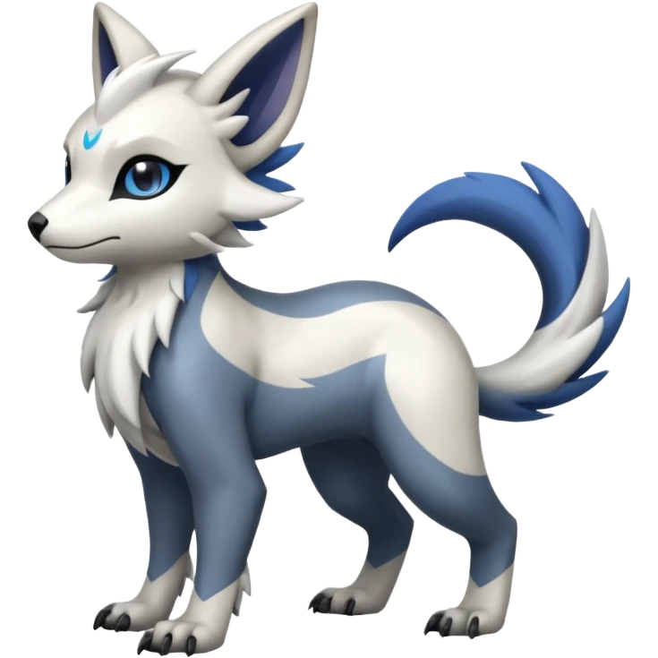 Shiny Linoone-Absol-Trico-Hybrid (Full body) emoji