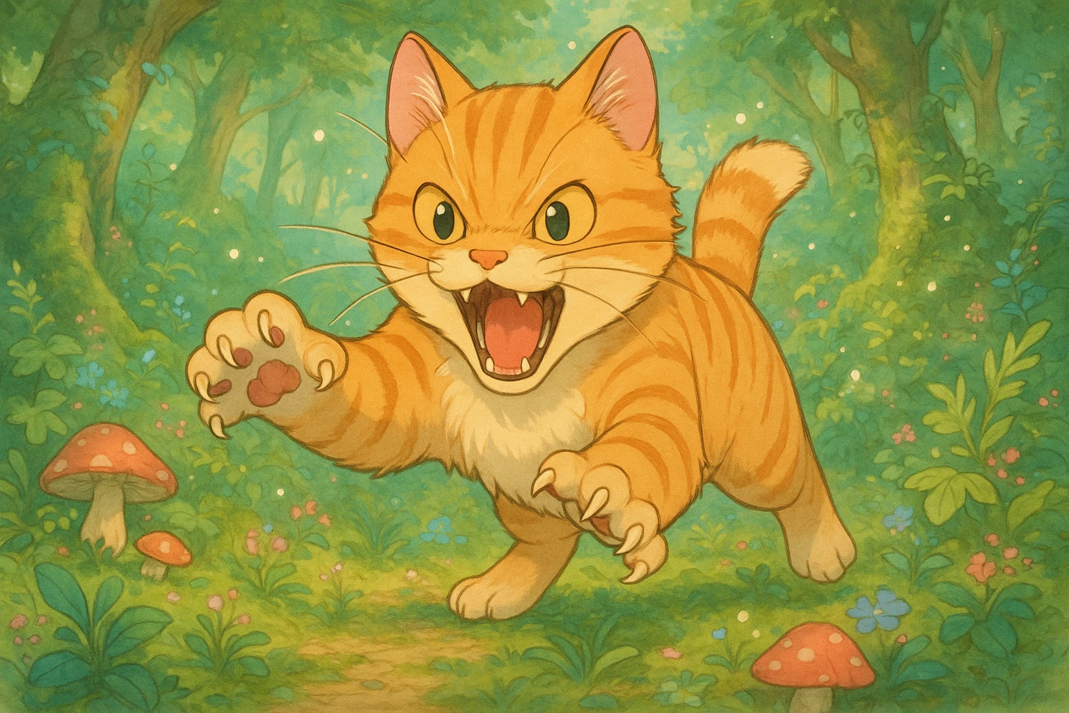 cat attack emoji