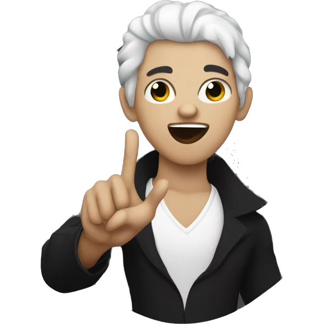 Young Vamp Life hand sign emoji