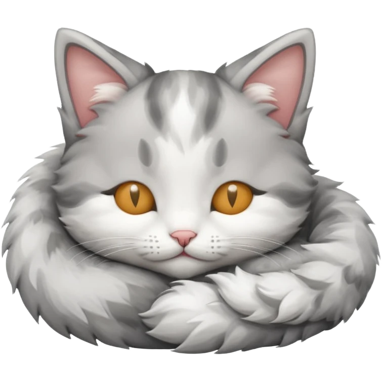 Sleeping kitten emoji