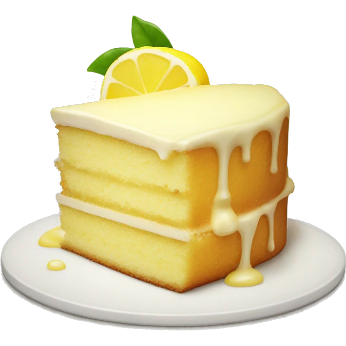 Lemon cake emoji