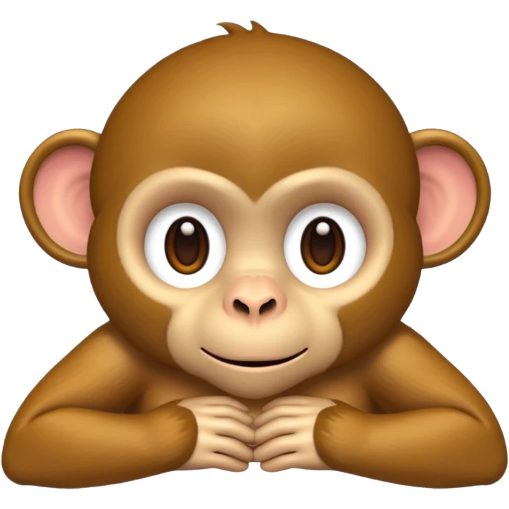 monkey sun tanning emoji
