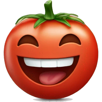 Tomatoe laughing  emoji