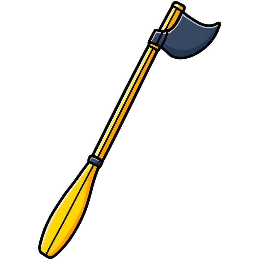 hand with paddle ready to hit emoji
