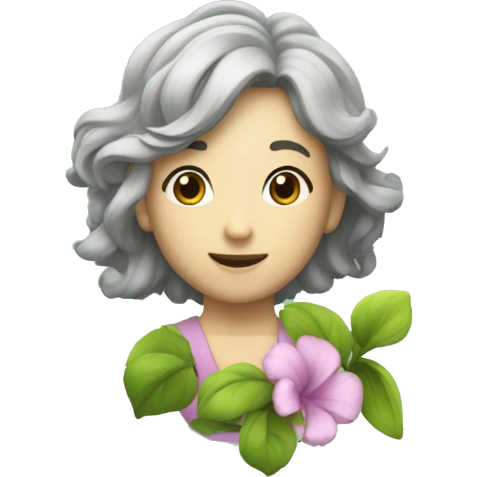 Chou fleur qui jardine emoji