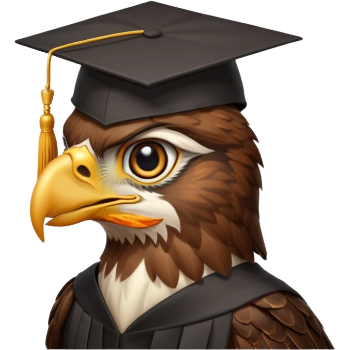 hawk graduate college emoji