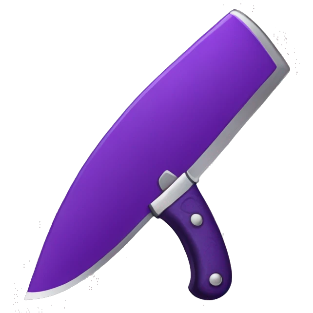purple knife emoji