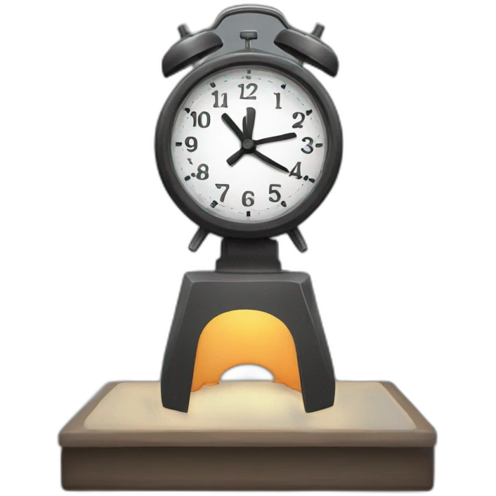 Night alarm emoji