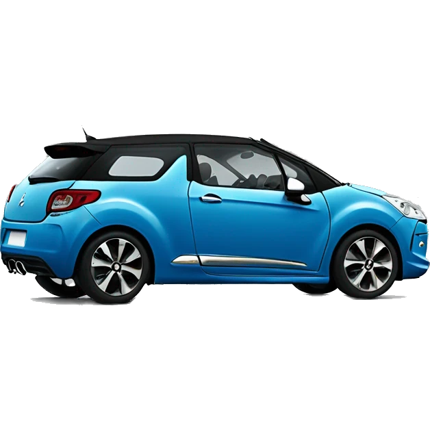 Citroën DS 3 blue  emoji