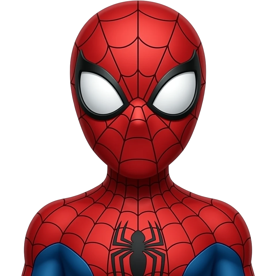 HAZME UN SPIDERMAN QUE SE LE VEA LA CARA emoji