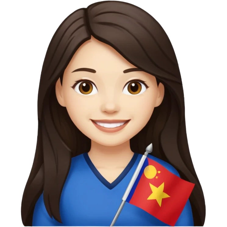 white girl pinoy flag emoji