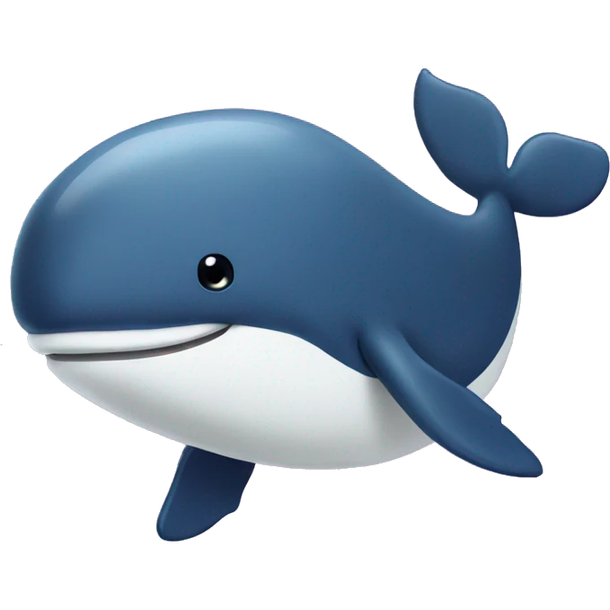 whale with a bow on its head emoji