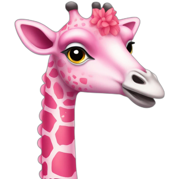 Flamingogiraffe emoji