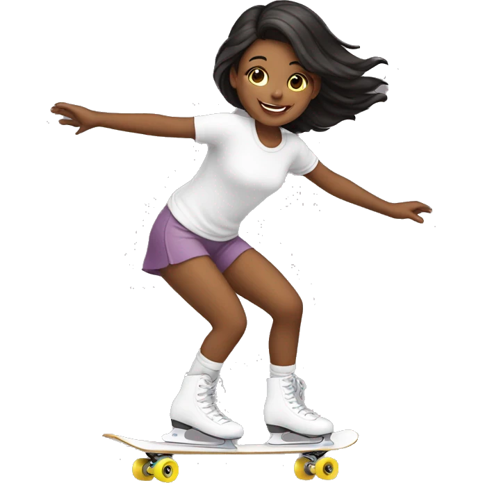 girl ixe skating emoji