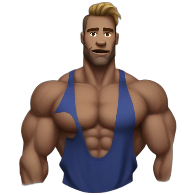 Giga Chad musculation meme emoji