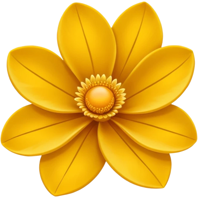 Golden petals  emoji