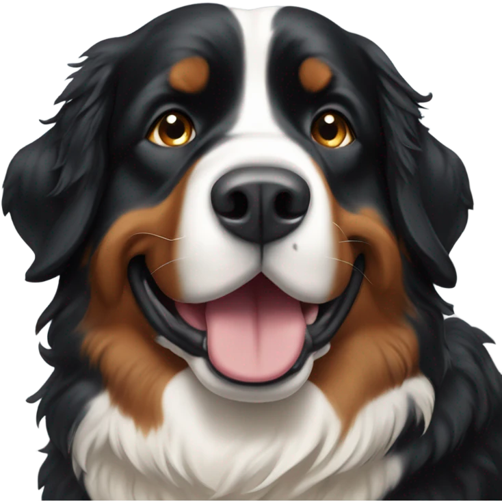 bernese mountain dog  emoji