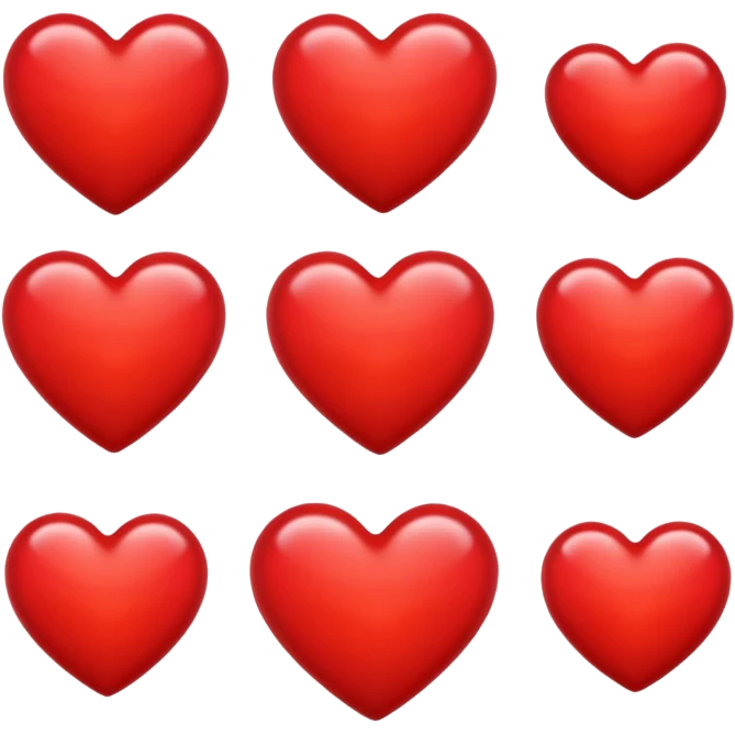 red heart emoji