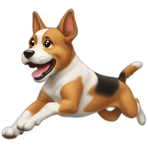 dog jump emoji