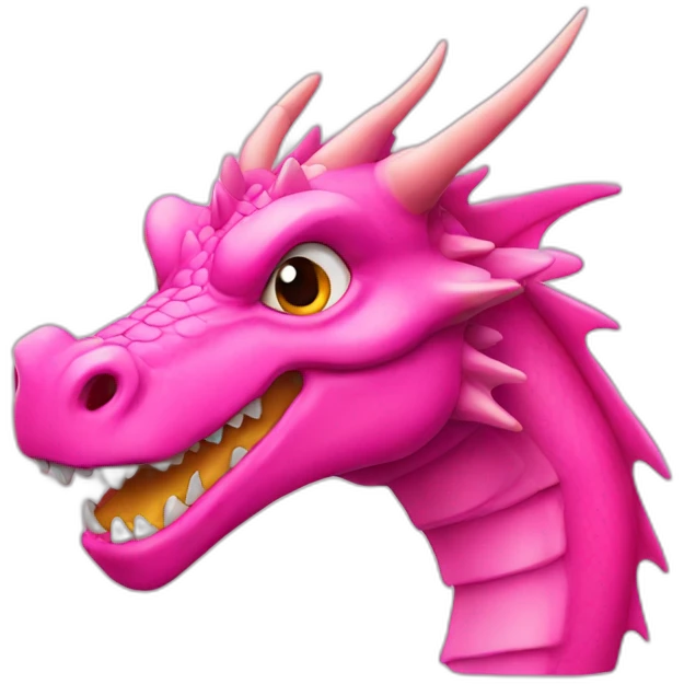 Pink Dragon Head emoji