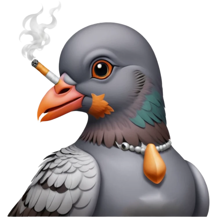 emoji pigeon qui fume emoji