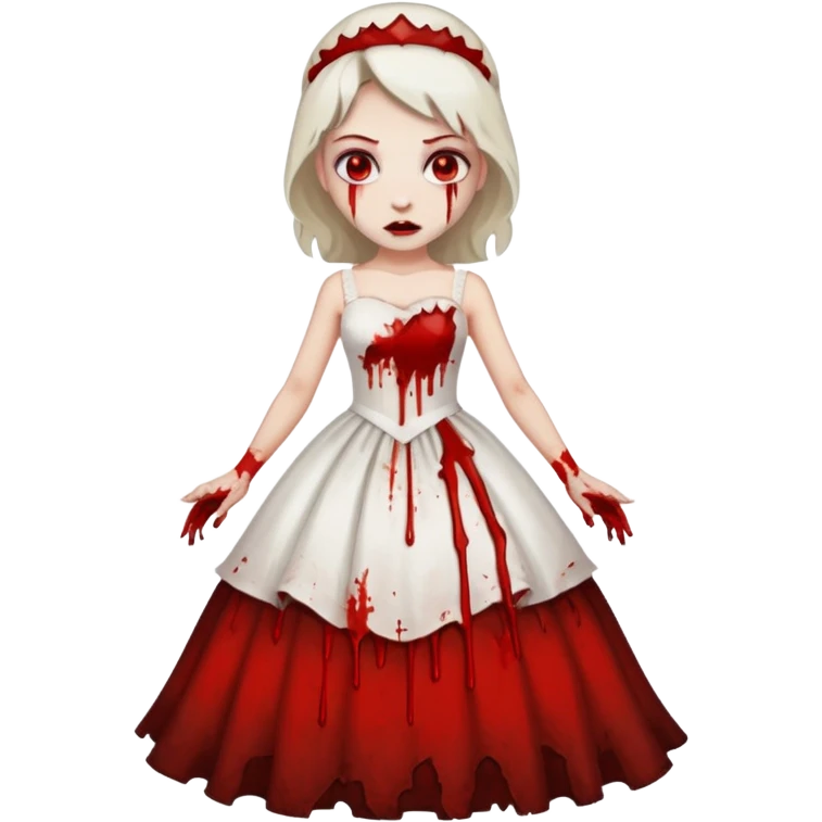 bloody bride dress emoji