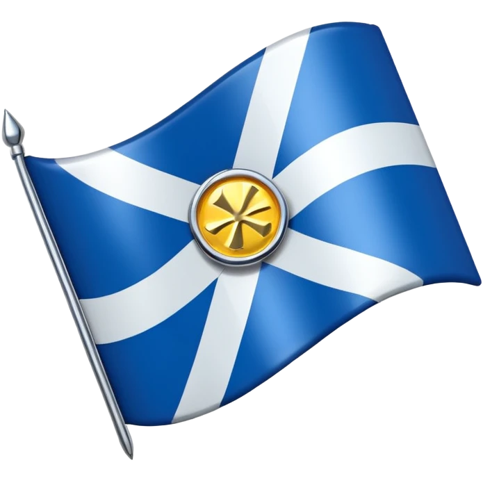 blue scotish pin for map emoji